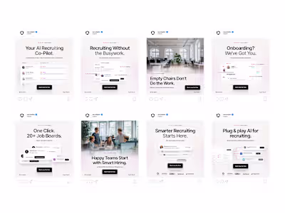 Ad Designs for recruitpilot AI