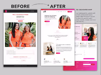 Website Redesign for Modern Chiropractic Business