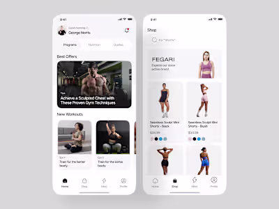 Fitness App Design