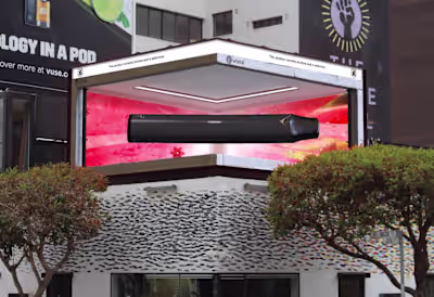 Vuse 3D billboard