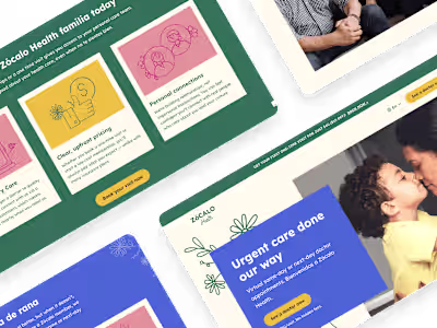 Conversion-focused telehealth website