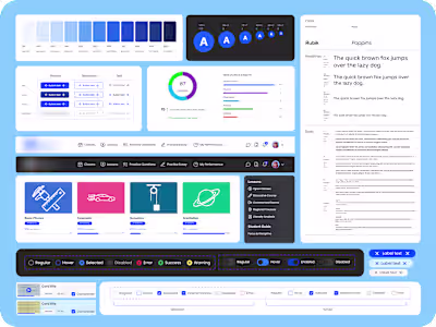 Scalable Design System for E-learning Platform