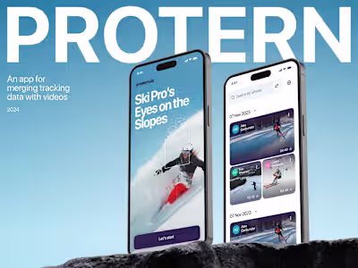 Mobile App UI/UX Design for Alpine Skiing