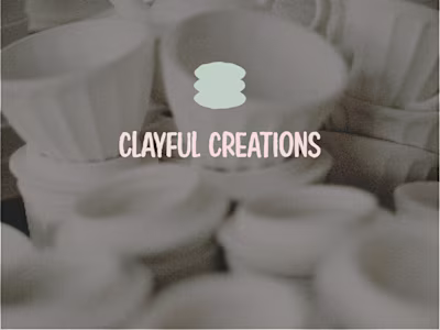 Brand Identity for Clayful Creations