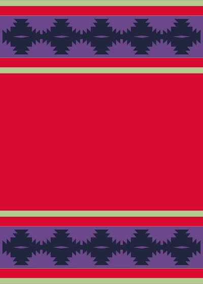 Aztek inspired blanket designs