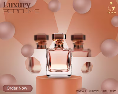 Perfume advertisement design