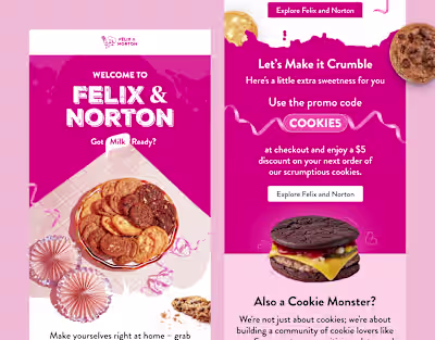 Felix and Norton | Email Redesign