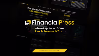 Strategic Framework Deck for Financial Press