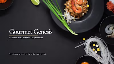Gourmet Genesis Portfolio