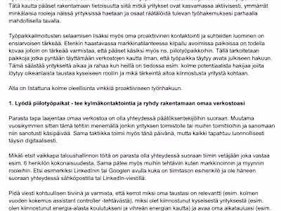 Copywriting and SEO Project (client: HR industry)