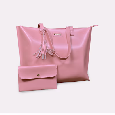 Pink Tote Bag