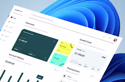 Banking Dashboard Design 