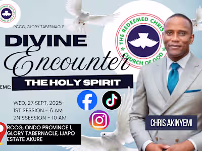 A Divine Encounter Flyer 