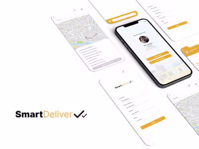 Smart Deliver | UI/UX Case Study