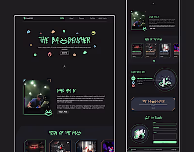 Backbencher - Music Portfolio