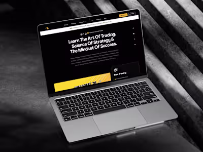 Redesigning a Forex Academy Website to Improve Performance.