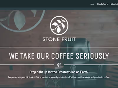 Stone Fruit Coffee