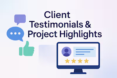 Client Testimonials & Project Highlights from Upwork