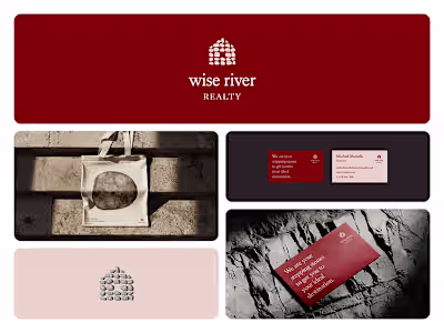 Wise River Realty Brand Identity