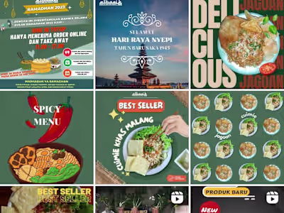 Copywriting for Noodle Restaurant  Instagram 