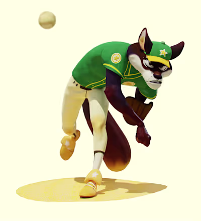 Baseball Wolf