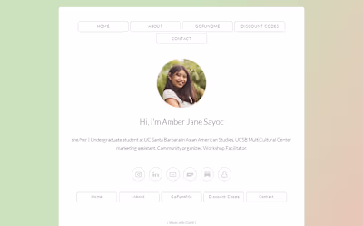 All-In-One Landing Page and Portfolio on Carrd