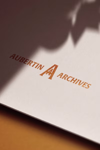 I developed the brand identity for Aubertin Archives, a cult...