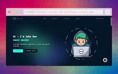 Developer Portfolio Template