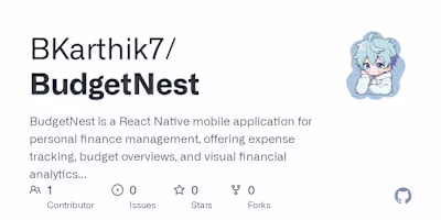 BudgetNest: Personal Finance Management App Development