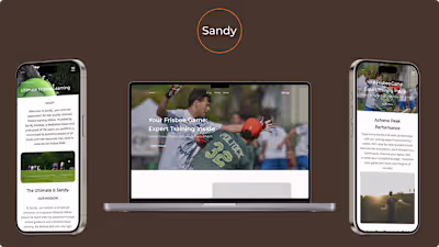 Sandy Landing Page 