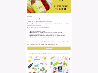 Email designs