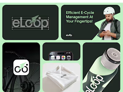 eLoop Logo & Branding Design for Cycle Maintenance App