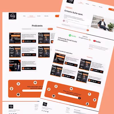 OntarioSuiteSpot Podcast Site Development