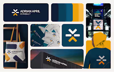 Adrian April Consult Brand Identity