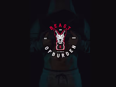 Gym Brand "Beast Of Burden" Branding + Identity