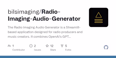 Radio Imaging Audio Generator Development
