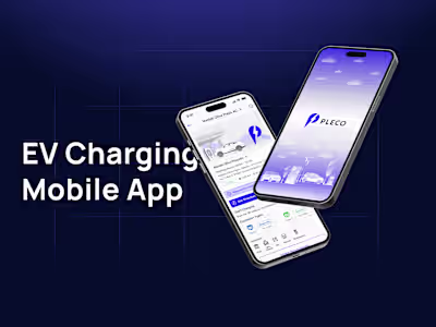 EV Charging Mobile App UI/UX Design