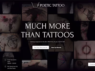 Renowned tattoo artist