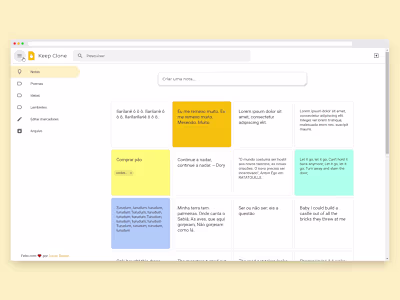 💡 Google Keep Clone