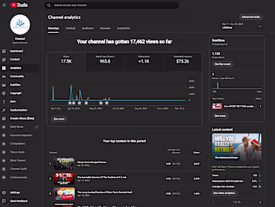 YouTube Scriptwriting and Channel Management