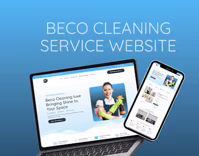 Beco Cleaning Website Design