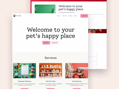 Ecommerce Website | Pet Rafiki 