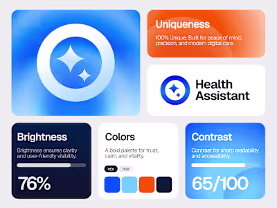 AI Health Assistant - Logo & Visual Branding Introducing the...