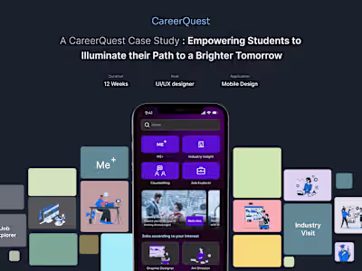 CareerQuest: A Career Guidance App (UI/UX Case Study)