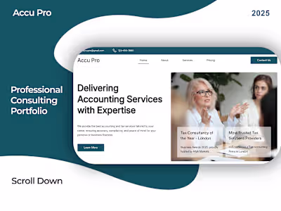 Professional Consulting Portfolio - ACCU PRO