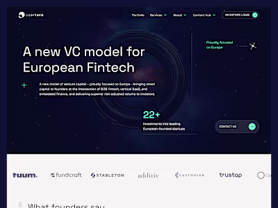 Aperture - Fintech Growth Services and Investments