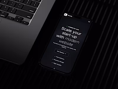 Moonly - Web Design Agency Template.