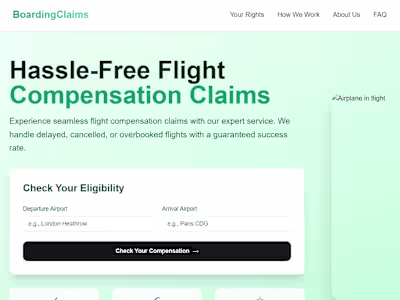 BoardingClaims | Claim Website