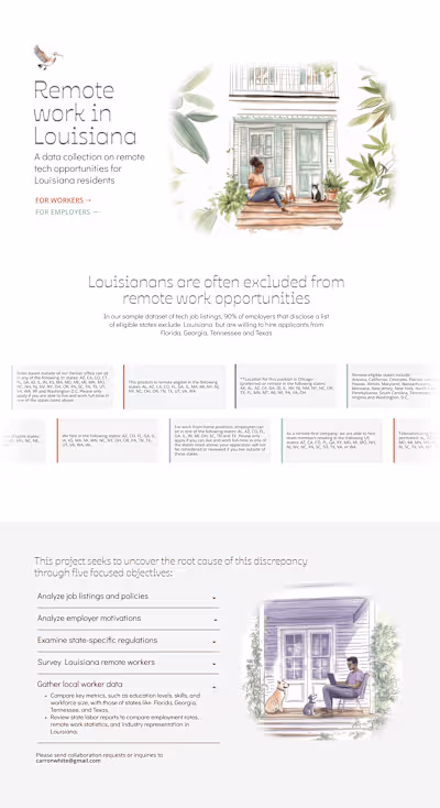 Remote in Louisiana Research Project