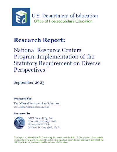 Research Report - NRC Evaluation